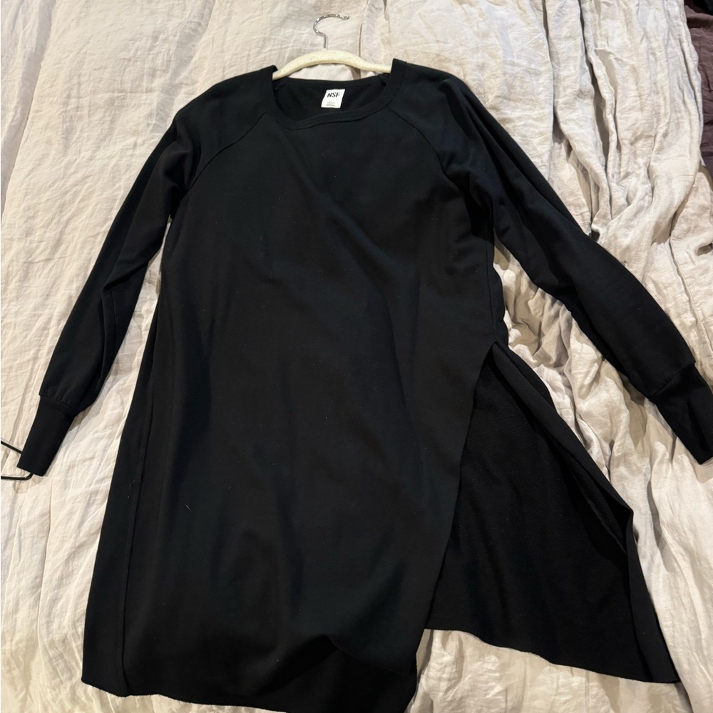 NSF long sleeved long shirt or dress